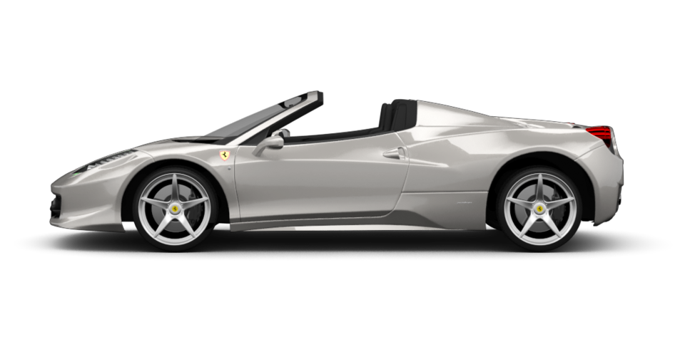 Ferrari 458 side view