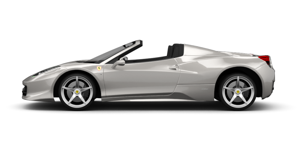 Ferrari 458 vue latérale