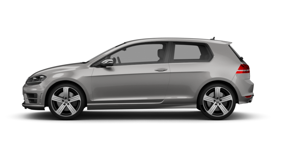 Volkswagen Golf R vue latérale