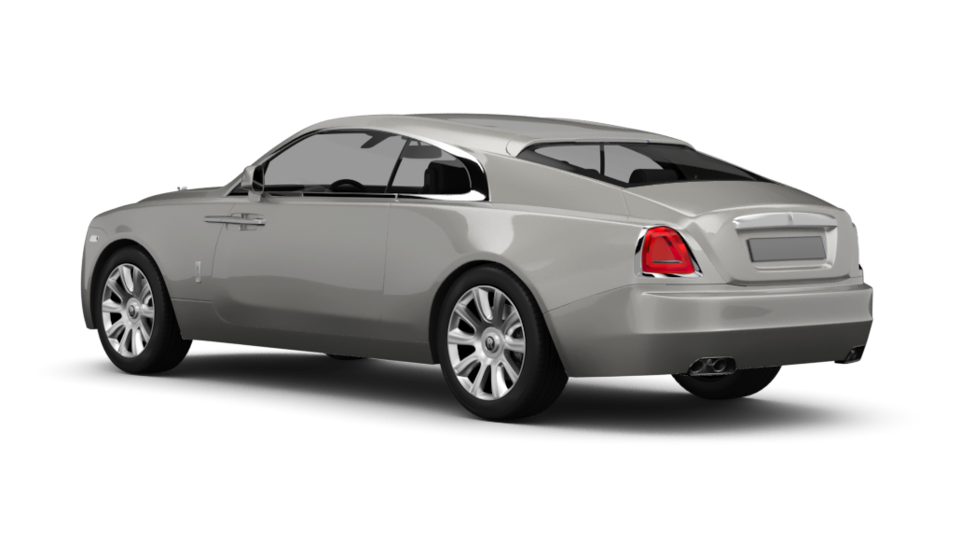 Rolls-Royce Wraith vue en angle arrière