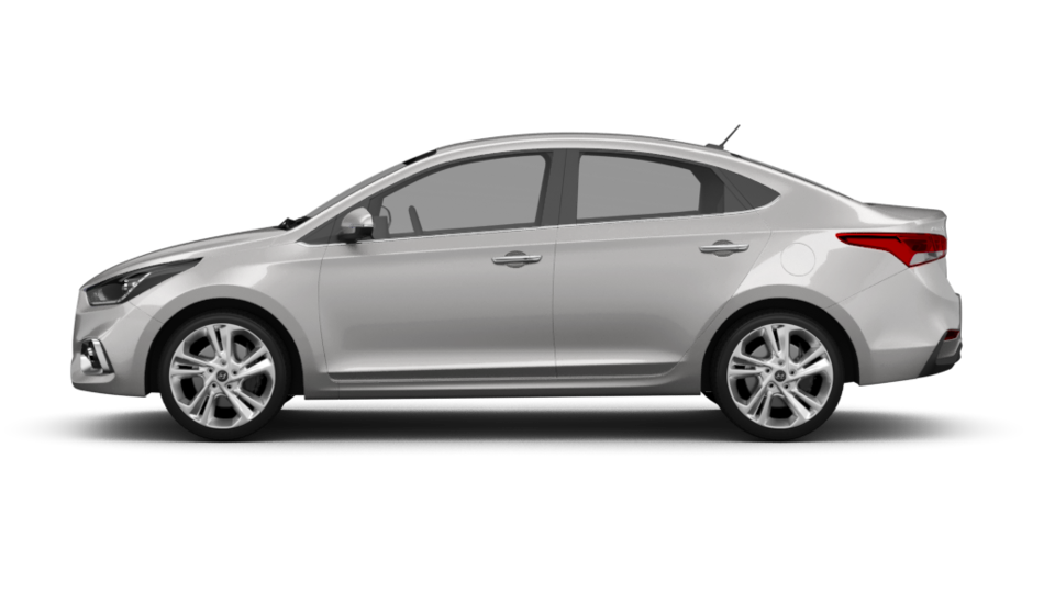 Hyundai Accent side view