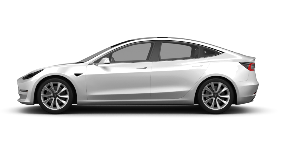 Tesla Model 3 - Side View