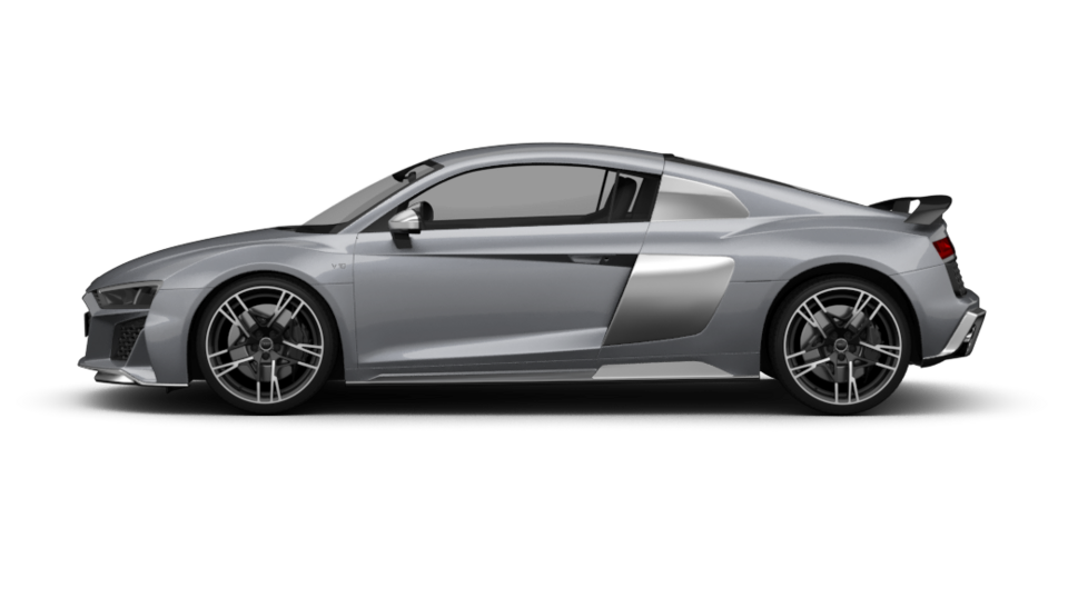 Audi R8 side view